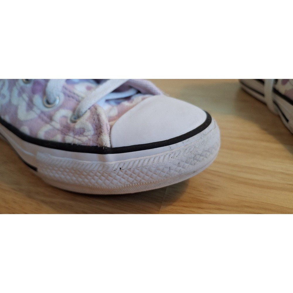 Converse Chuck Taylor All Star Floral Chenille High Top Sneakers Girls Size 1 - Picture 12 of 15